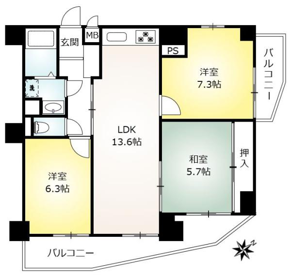 ライオンズマンション川原通