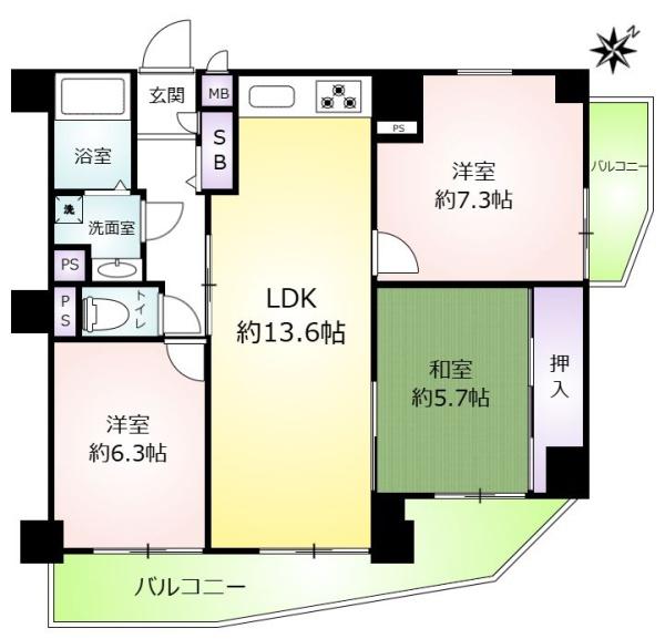 ライオンズマンション川原通