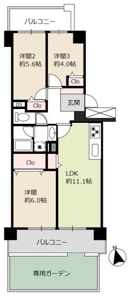 ライオンズマンション杁中ガーデンＣ棟