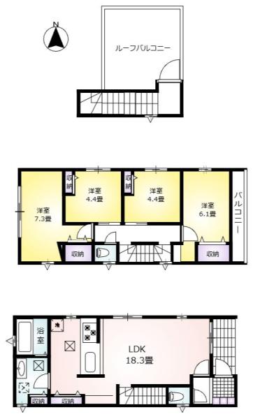 瑞穂区軍水町一丁目新築戸建　MIRASUMO1号棟