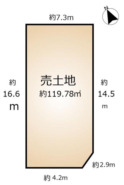 西区枇杷島四丁目　土地