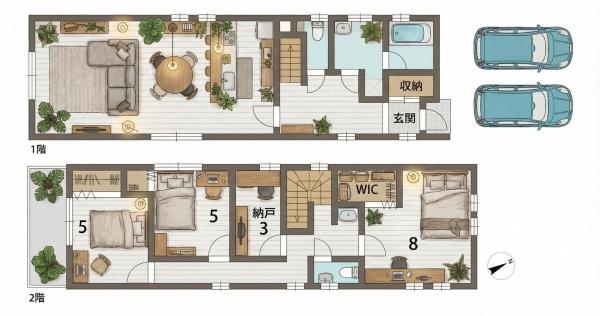 名古屋市昭和区折戸町２丁目の新築一戸建