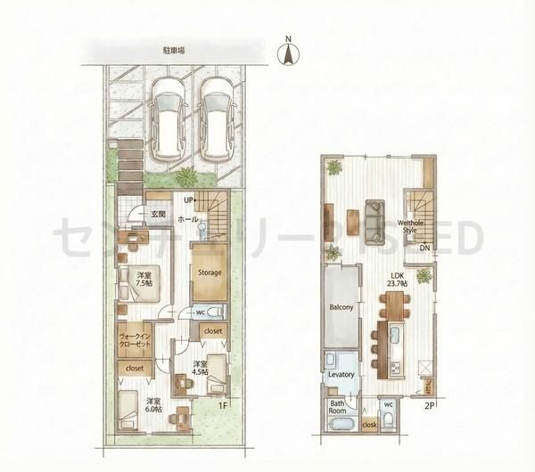 名古屋市瑞穂区本願寺町2丁目の新築一戸建