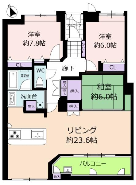 パルシオ本山鹿子町Ｃ