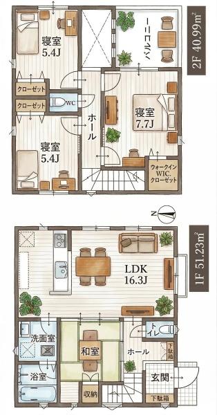 名古屋市天白区元八事３丁目の新築一戸建