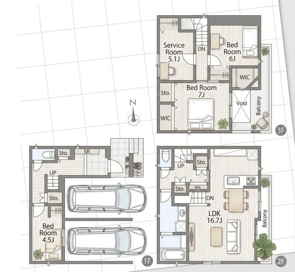 名古屋市千種区下方町１丁目の新築一戸建