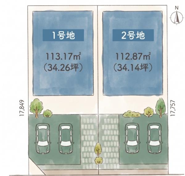 土地　瑞穂区松月町　1号地