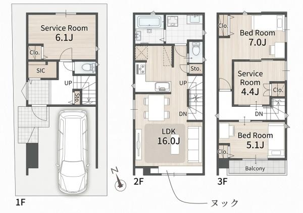 名古屋市千種区千種1丁目の新築一戸建