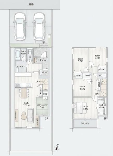 新築戸建　名古屋市瑞穂区白砂町２丁目　２号棟