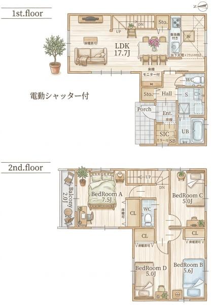 千種区赤坂町四丁目　新築戸建　1号棟