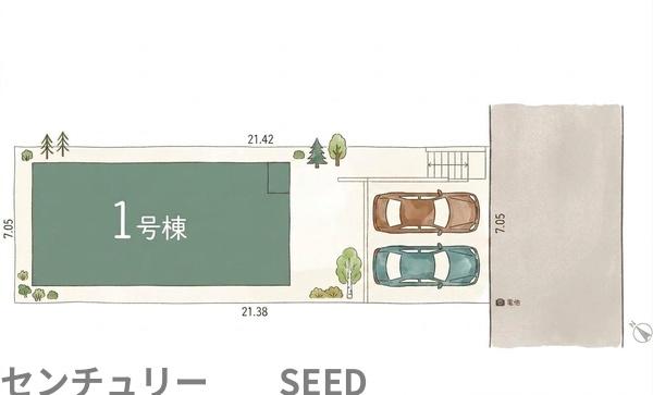 名東区高社一丁目　新築戸建　1号棟