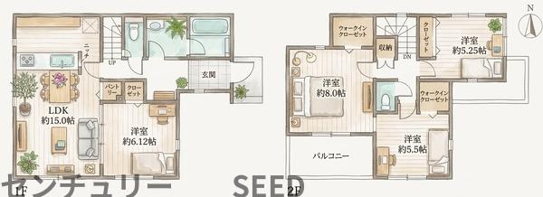守山区西城一丁目　新築戸建　1号棟