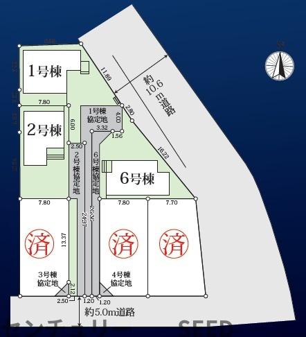 守山区西城一丁目　新築戸建　6号棟