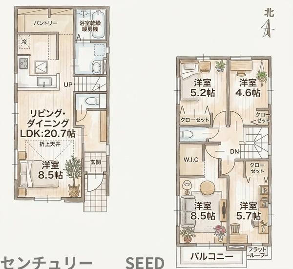 千種区下方町　新築戸建　2号棟