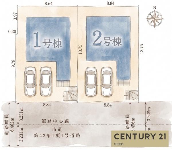 名東区極楽三丁目　新築戸建　1号棟