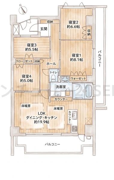 ユーハウス新瑞Ａ棟