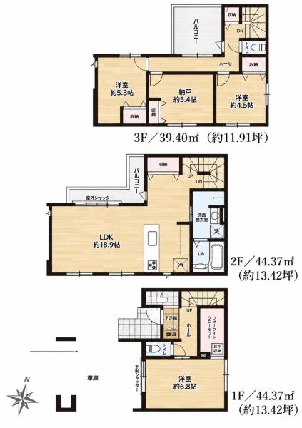 名古屋市瑞穂区直来町4丁目の新築一戸建