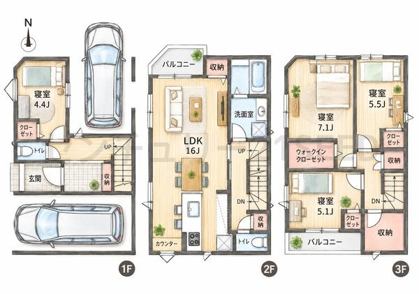 名古屋市昭和区御器所4丁目の新築一戸建