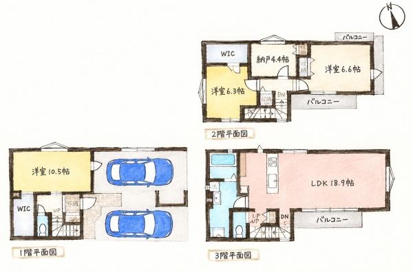 名古屋市南区呼続4期　新築戸建て