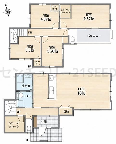 名古屋市緑区鳴海町字上中町の新築一戸建