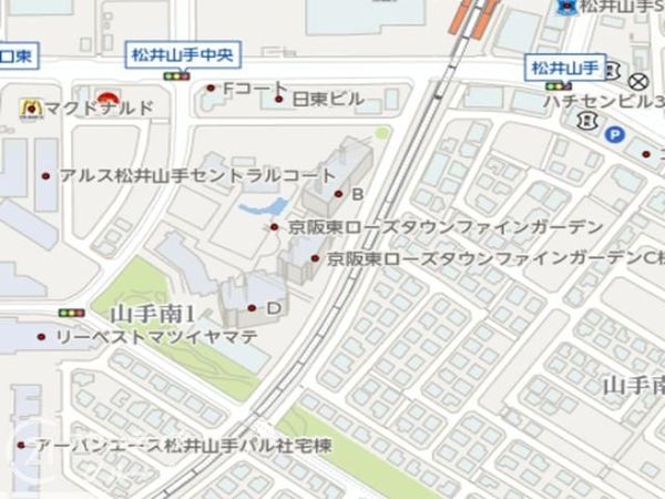 京阪東ローズタウン・ファインガーデンＢ棟　中古マンション