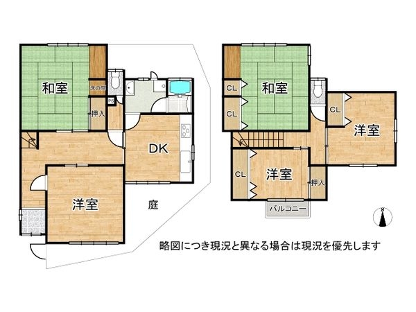 向日市物集女町北ノ口の中古一戸建