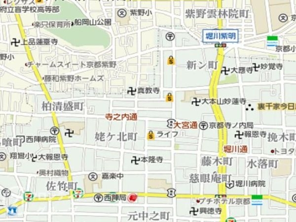 京都市上京区西千本町の土地