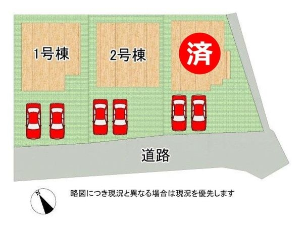 大津市大江４丁目　新築一戸建て　３期　２号棟