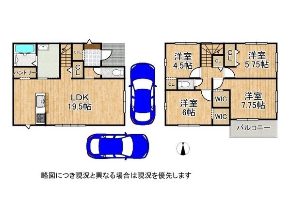 八幡市八幡園内　新築一戸建て　１期　全1区画