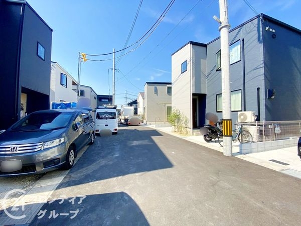 宇治市五ケ庄上村 新築一戸建て 6号地(前面道路含む現地写真)