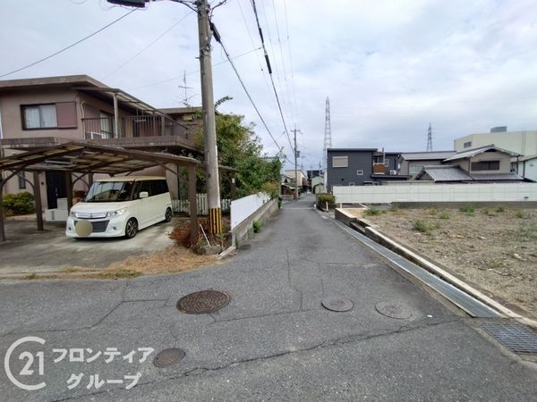 大津市坂本7丁目 新築一戸建て 第1期 2号棟(前面道路含む現地写真)