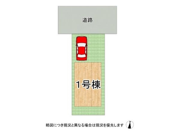 城陽市寺田水度坂 新築一戸建て 全1区画(全体区画図)