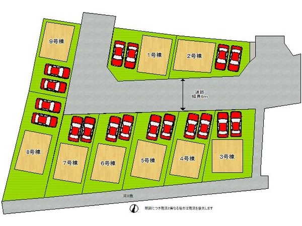 八幡市橋本尻江　新築一戸建て　第１　８号棟