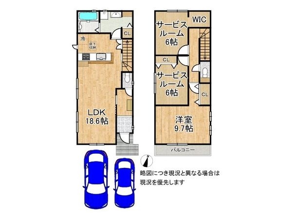 京都市伏見区久我森の宮町　新築一戸建て　第１期　２号棟