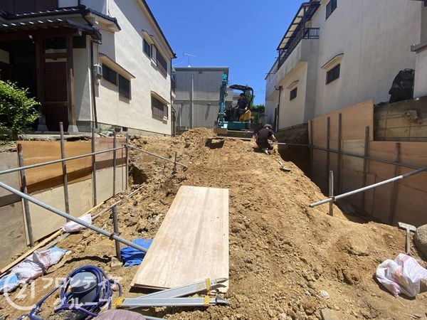 城陽市富野森山　新築一戸建て　１期　全１区画