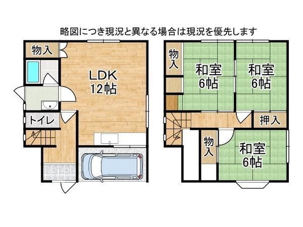 城陽市平川野原 中古一戸建て