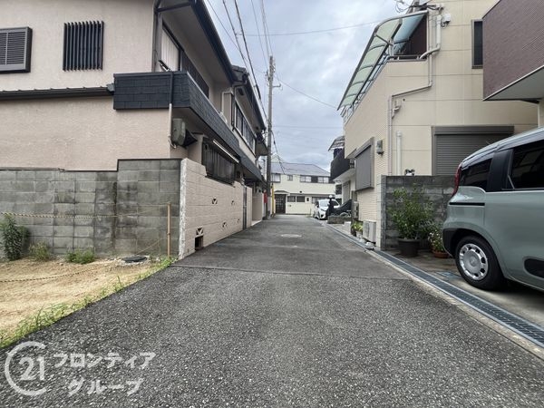 尼崎市武庫之荘５丁目　建築条件無し土地