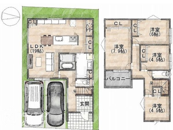武庫之荘8丁目　建築条件付き土地　全1区画