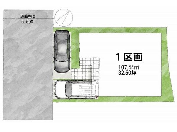 尼崎市南七松町２丁目　新築一戸建て　全１区画