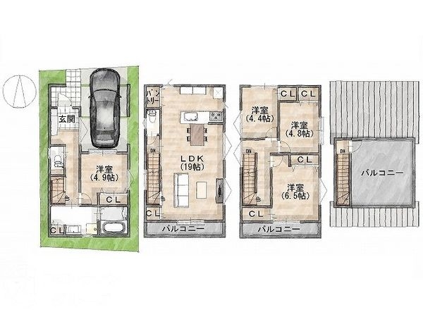 尼崎市浜2丁目　建築条件付き土地　全1区画