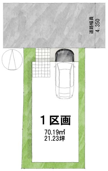 尼崎市大島2丁目　新築一戸建て　全1区画