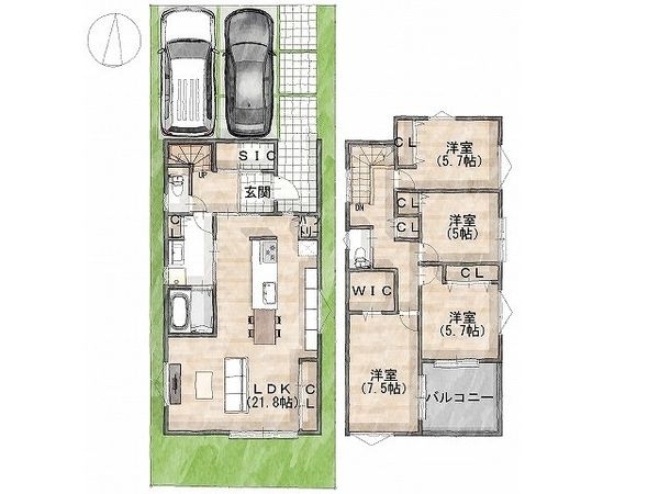 尼崎市南塚口町7丁目　建築条件付き土地　全1区画