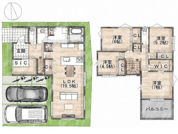 尼崎市武庫之荘５丁目　新築一戸建て　全１区画