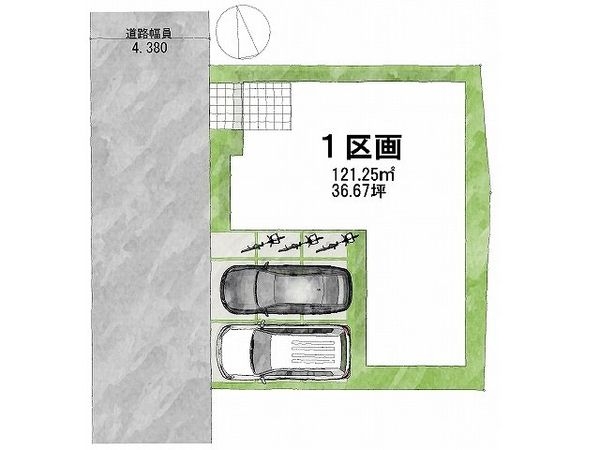 尼崎市武庫之荘５丁目　新築一戸建て　全１区画