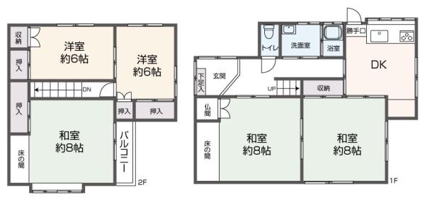 呉市焼山桜ヶ丘３丁目の中古一戸建て