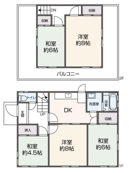 呉市焼山ひばりヶ丘町の中古一戸建て