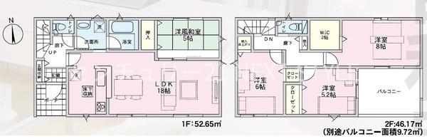 南アルプス市在家塚の新築一戸建