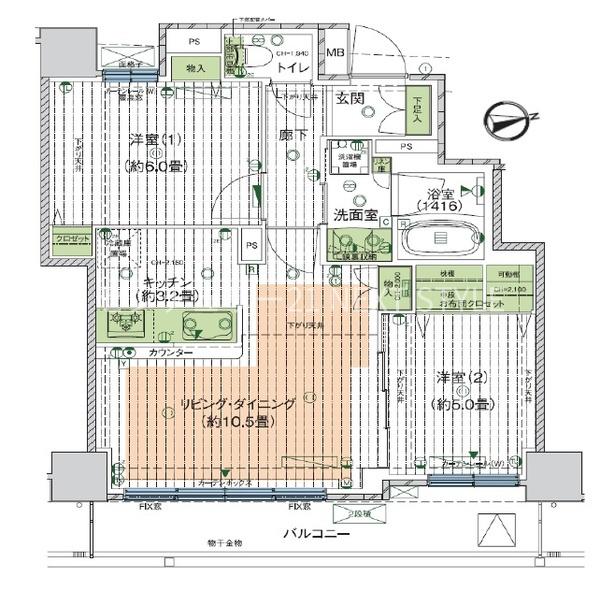 デュオヒルズ甲府　3階
