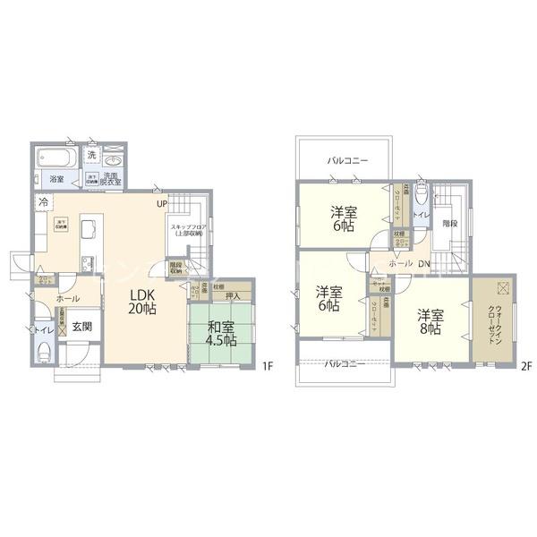 甲斐市富竹新田の中古一戸建