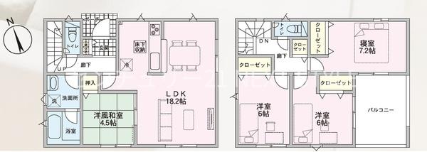 甲斐市篠原の新築一戸建